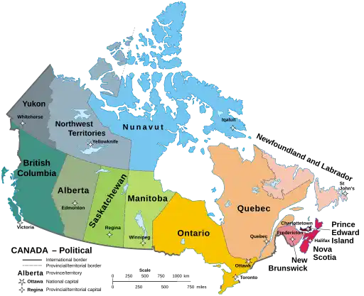 Canada map